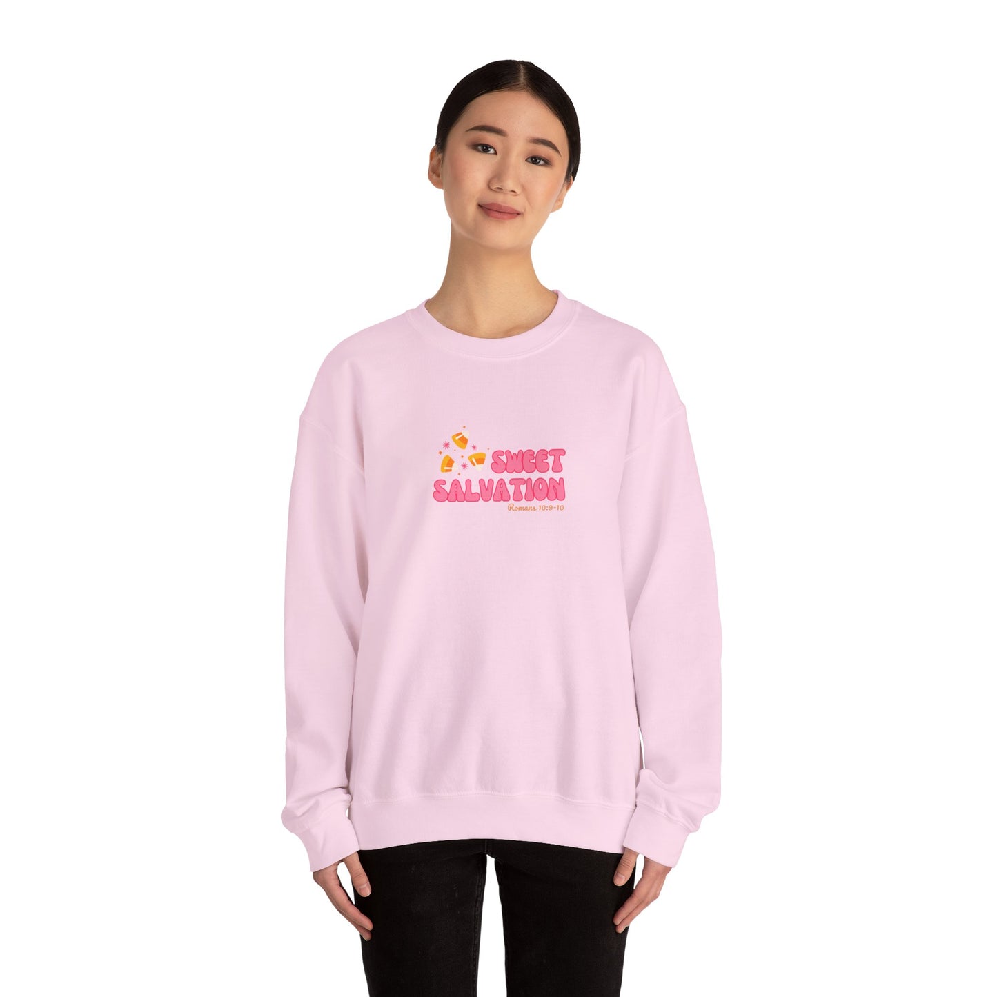 Sweet Salvation Crewneck Sweatshirt, Cozy Gift for Her, Casual Wear, Fall Style, Unisex Fashion, Comfortable Sweatshirt