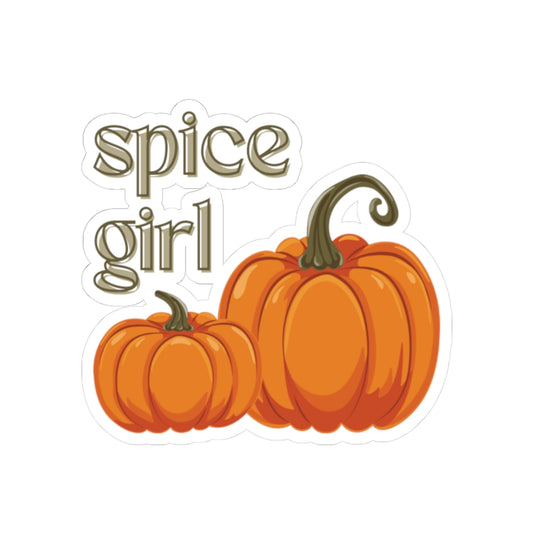 Spice Girl Pumpkin Stickers - Fall Decor, Halloween, Planner Accessories, Gift for Her, Cute Laptop Stickers
