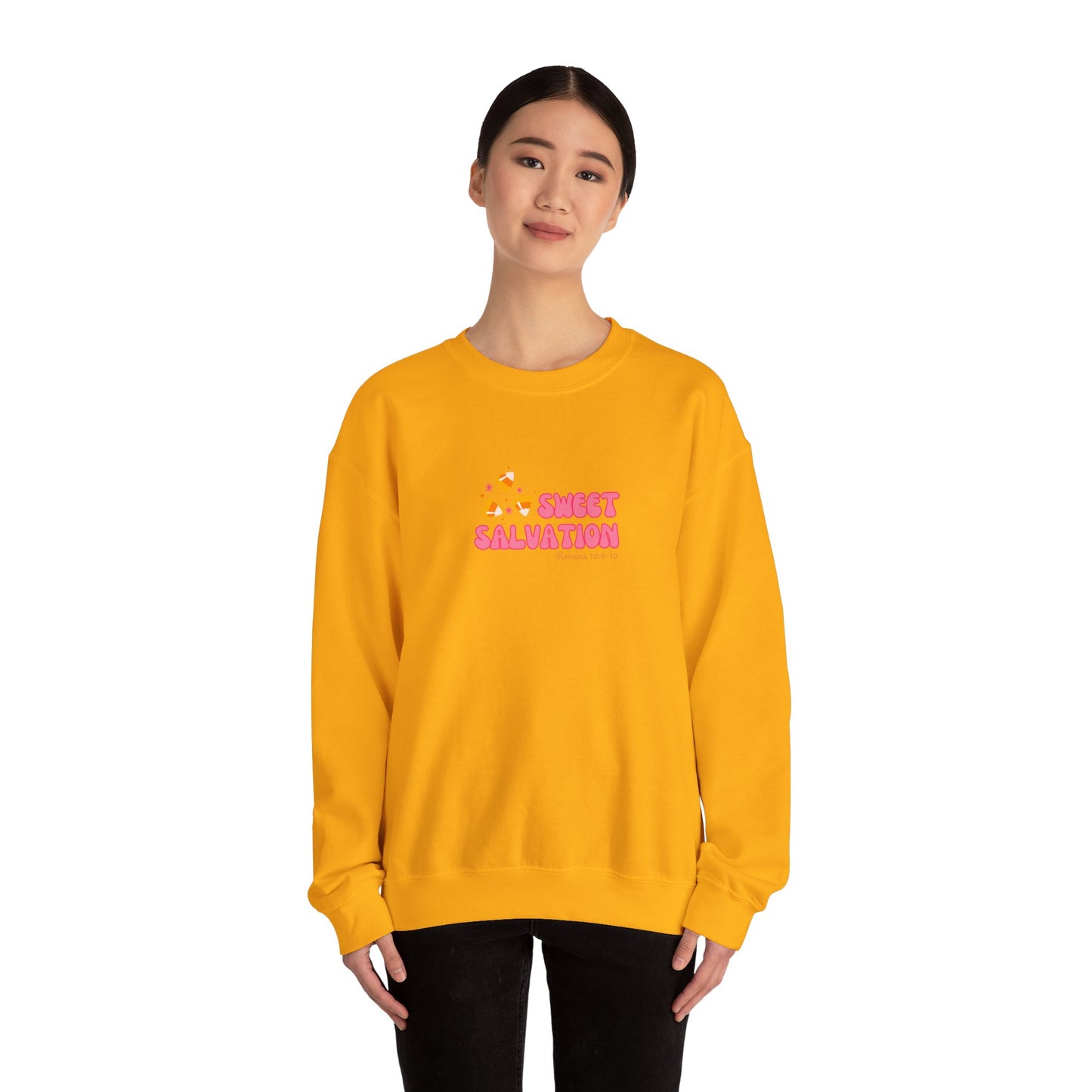 Sweet Salvation Crewneck Sweatshirt, Cozy Gift for Her, Casual Wear, Fall Style, Unisex Fashion, Comfortable Sweatshirt