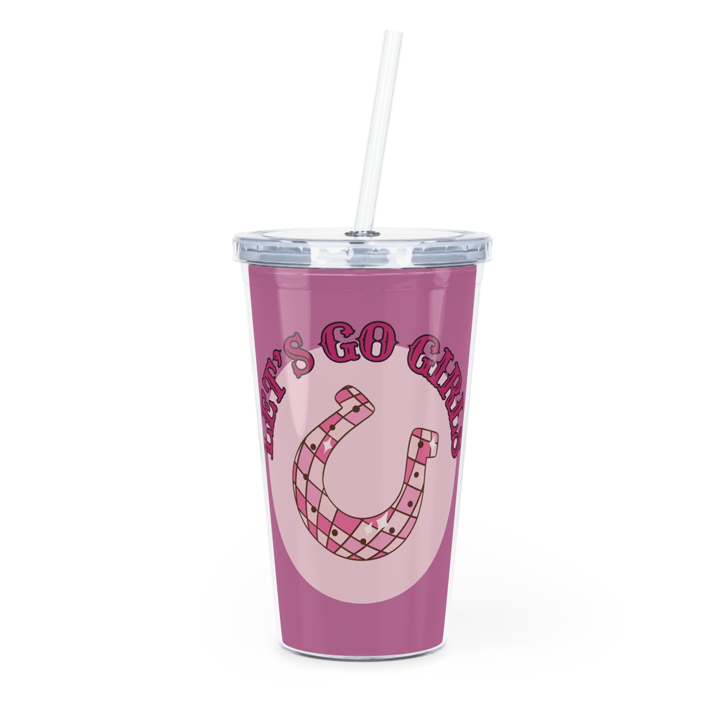 Country Girl Themed Tumbler, Let's Go Girls Plastic Cup, Eco-Friendly Drinkware, Perfect for Parties, Gifts, and Everyday Use