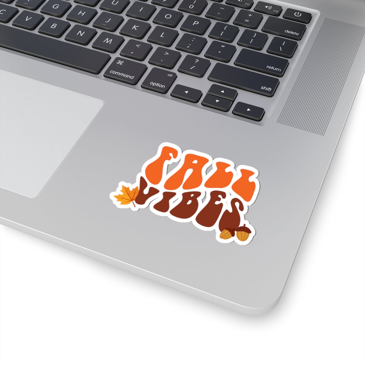 Fall Vibes Autumn Kiss-Cut Stickers | Fall Vibes Decals for Laptops, Notebooks, Seasonal Decor, Gift for Autumn Lovers, Pumpkin Spice Enthusiasts