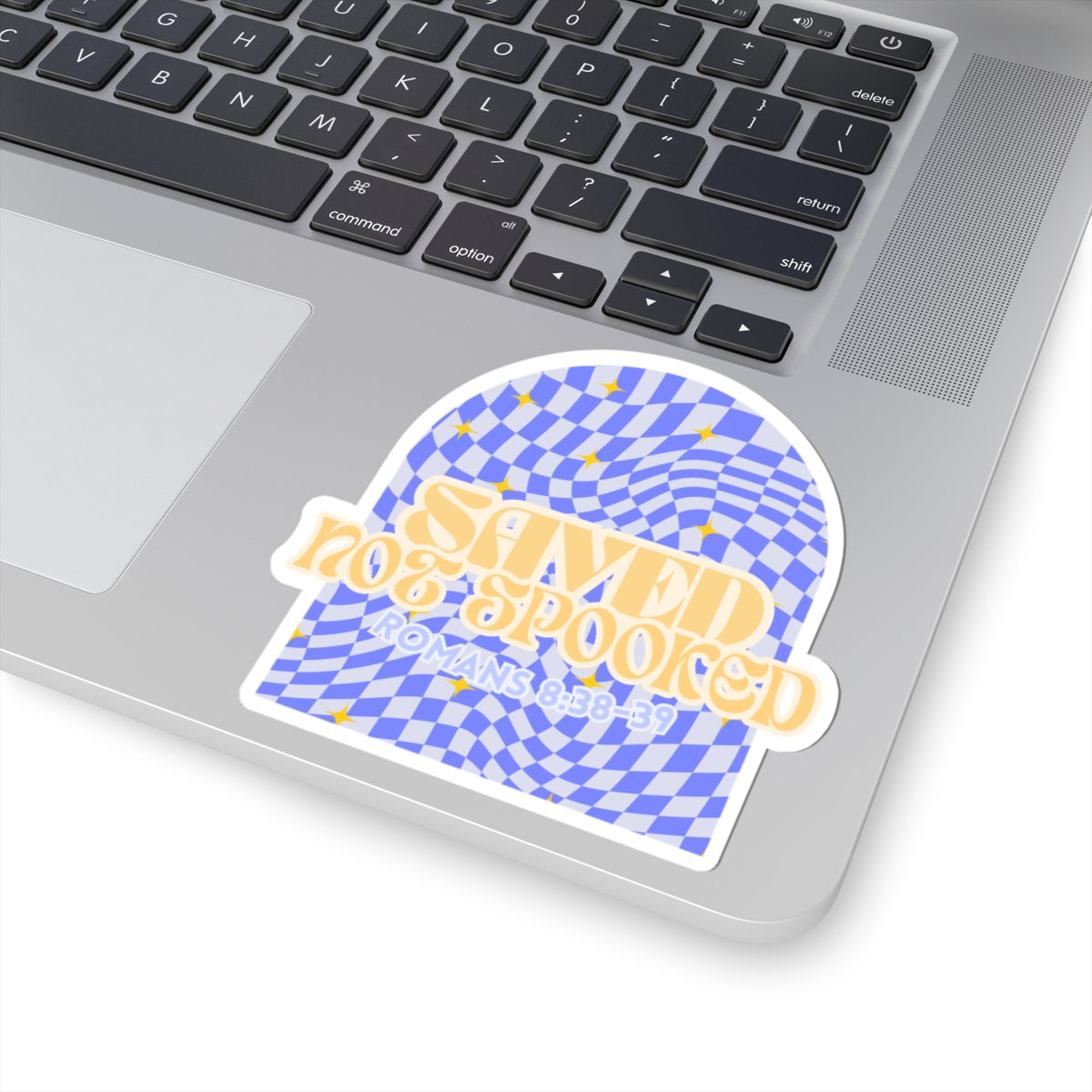 Saved Not Spooked Kiss-Cut Stickers | Fun, Positive, Inspirational Décor | Great for Journals, Laptops, Gifts, and Fall Celebrations