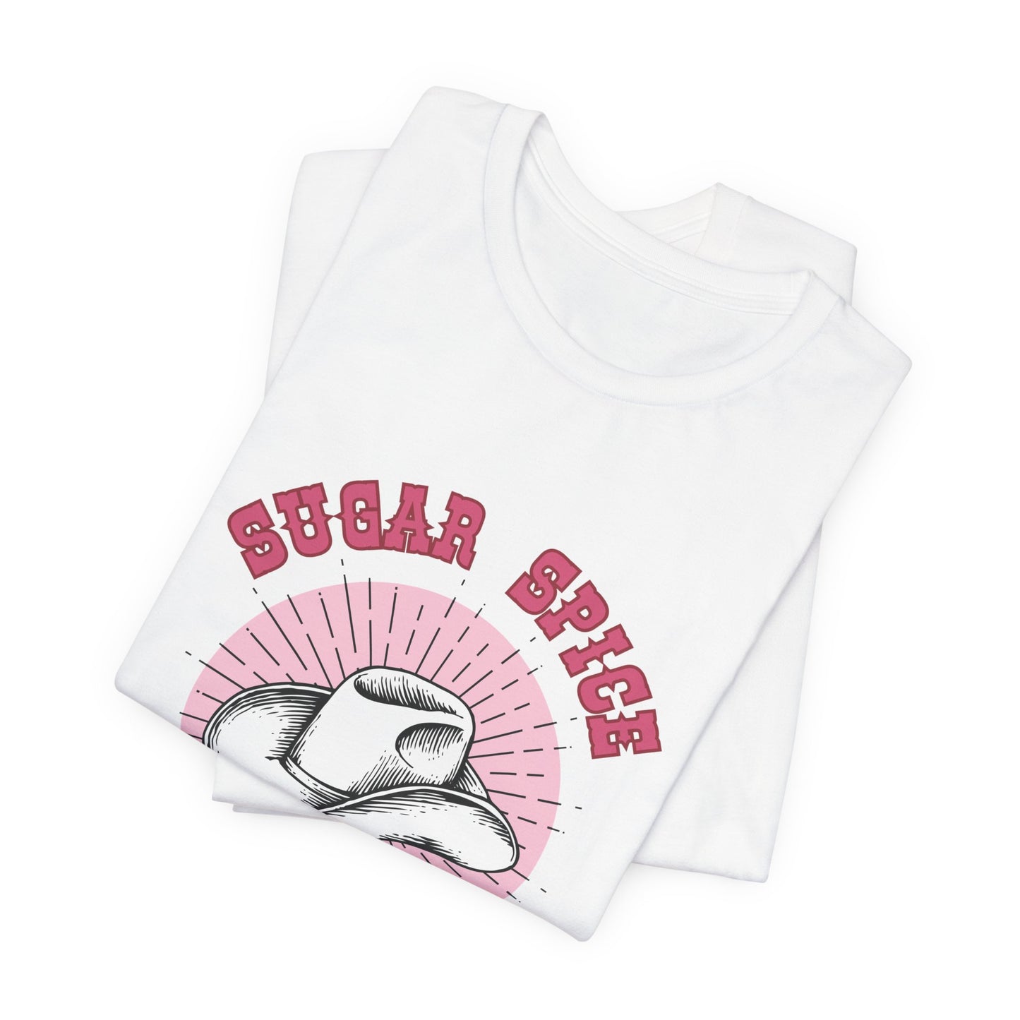 Sugar Spice Southern Nice Unisex Tee, Casual Graphic T-Shirt, Country Music Shirt, Gift for Southern Girls, Boho Fashion Top