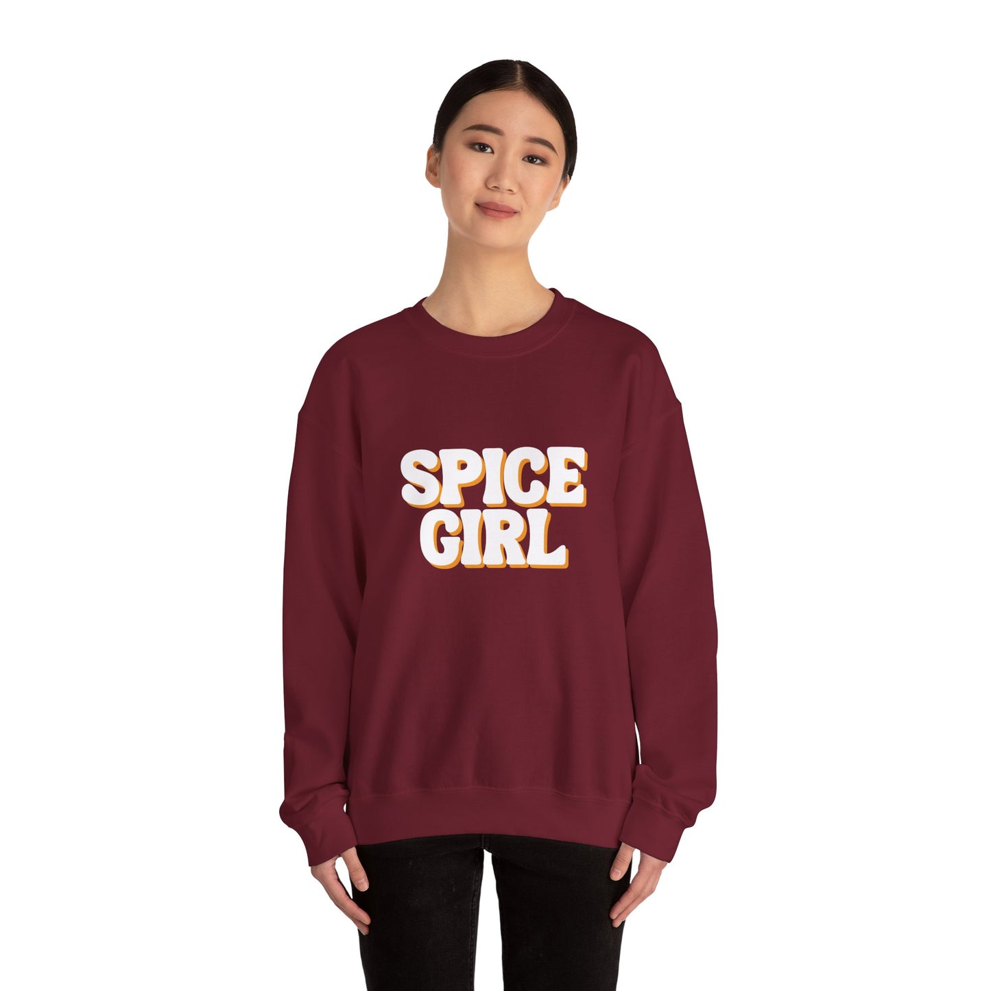 Spice Girl Vintage Style Crewneck Sweatshirt, Retro Fashion, Cute Gift, Fall Outfit, Halloween Apparel, Cozy Loungewear, Unisex Sweatshirt
