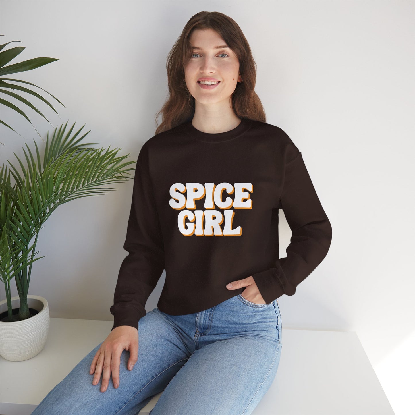 Spice Girl Vintage Style Crewneck Sweatshirt, Retro Fashion, Cute Gift, Fall Outfit, Halloween Apparel, Cozy Loungewear, Unisex Sweatshirt