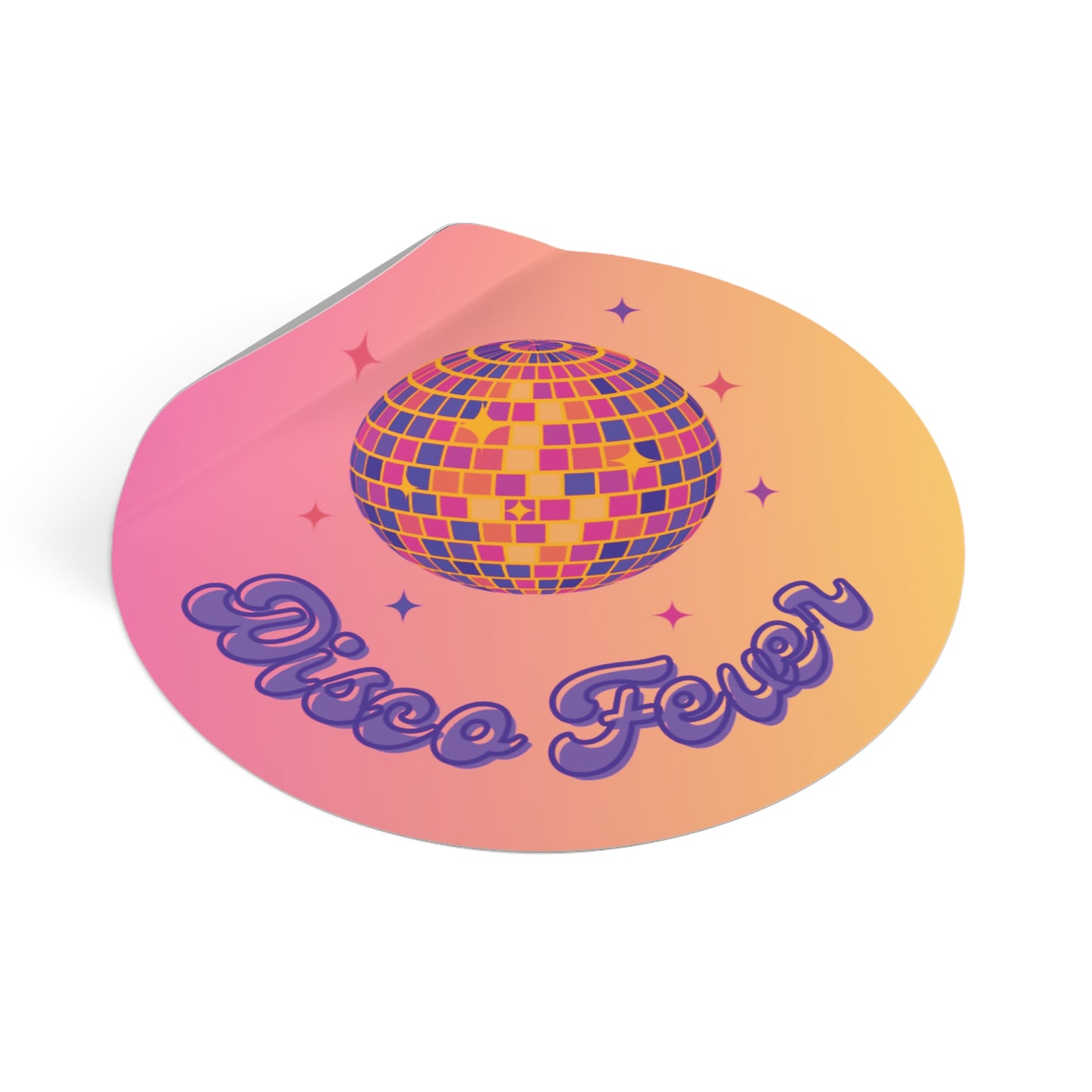 Disco Fever Vinyl Stickers (matte) | Fun Retro Decals for Parties, Gifts, Scrapbooking, Journals, and More