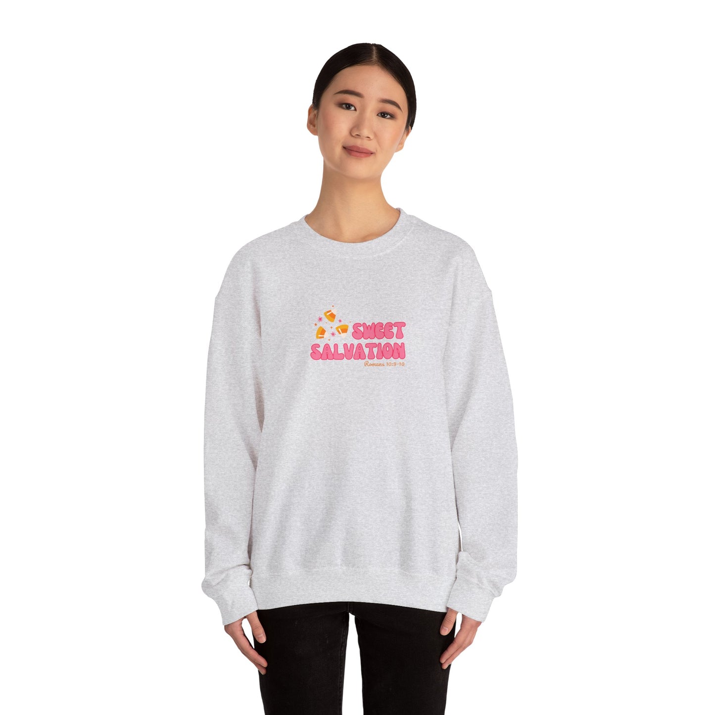 Sweet Salvation Crewneck Sweatshirt, Cozy Gift for Her, Casual Wear, Fall Style, Unisex Fashion, Comfortable Sweatshirt