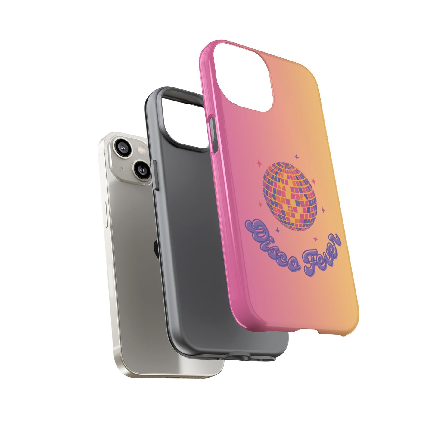 Disco Fever Phone Case, Vibrant Phone Cover, Fun Gift for Music Lovers, Retro Style Phone Case, Colorful Cell Phone Accessory