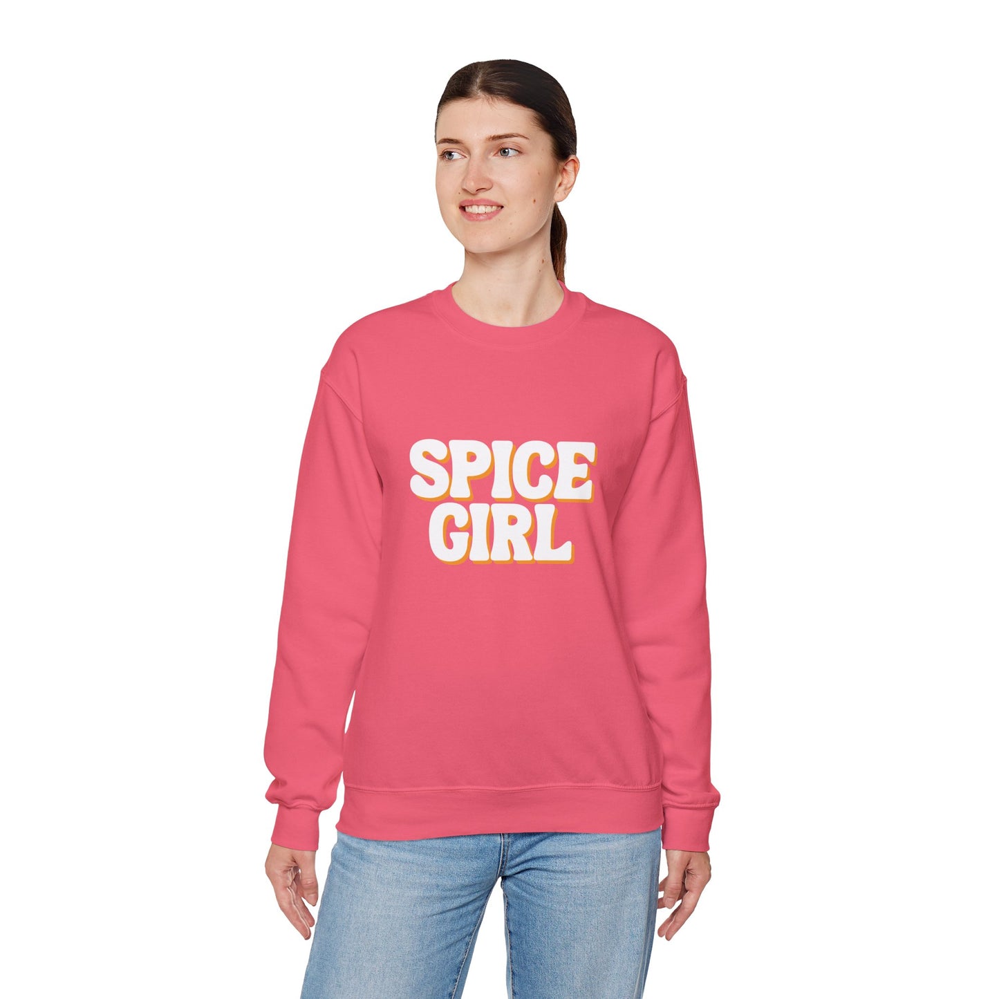 Spice Girl Vintage Style Crewneck Sweatshirt, Retro Fashion, Cute Gift, Fall Outfit, Halloween Apparel, Cozy Loungewear, Unisex Sweatshirt
