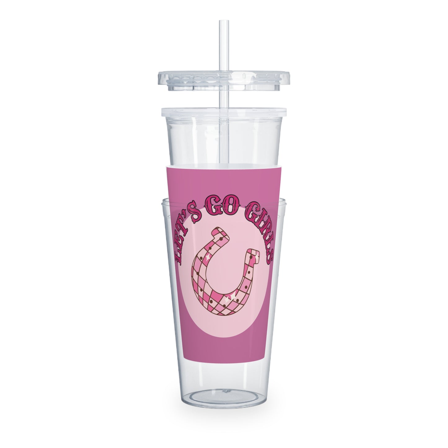 Country Girl Themed Tumbler, Let's Go Girls Plastic Cup, Eco-Friendly Drinkware, Perfect for Parties, Gifts, and Everyday Use