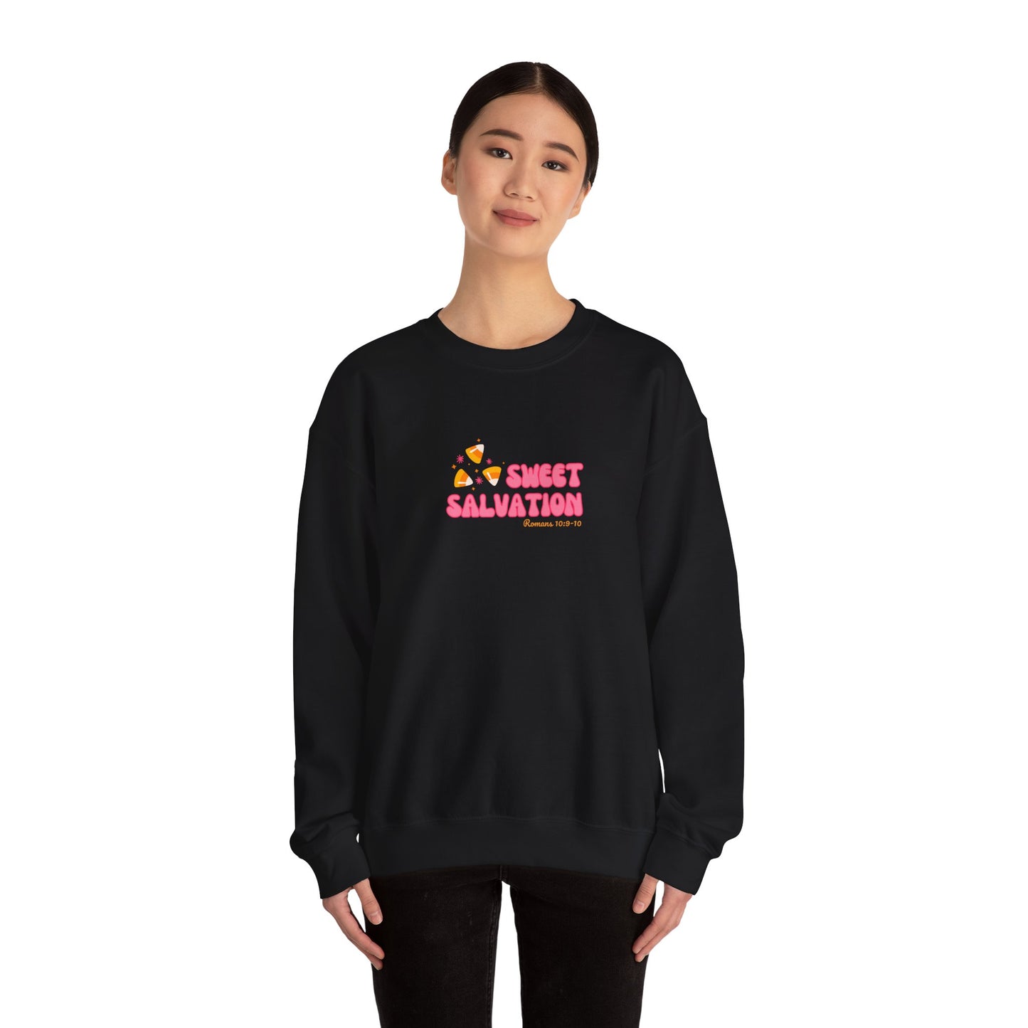 Sweet Salvation Crewneck Sweatshirt, Cozy Gift for Her, Casual Wear, Fall Style, Unisex Fashion, Comfortable Sweatshirt