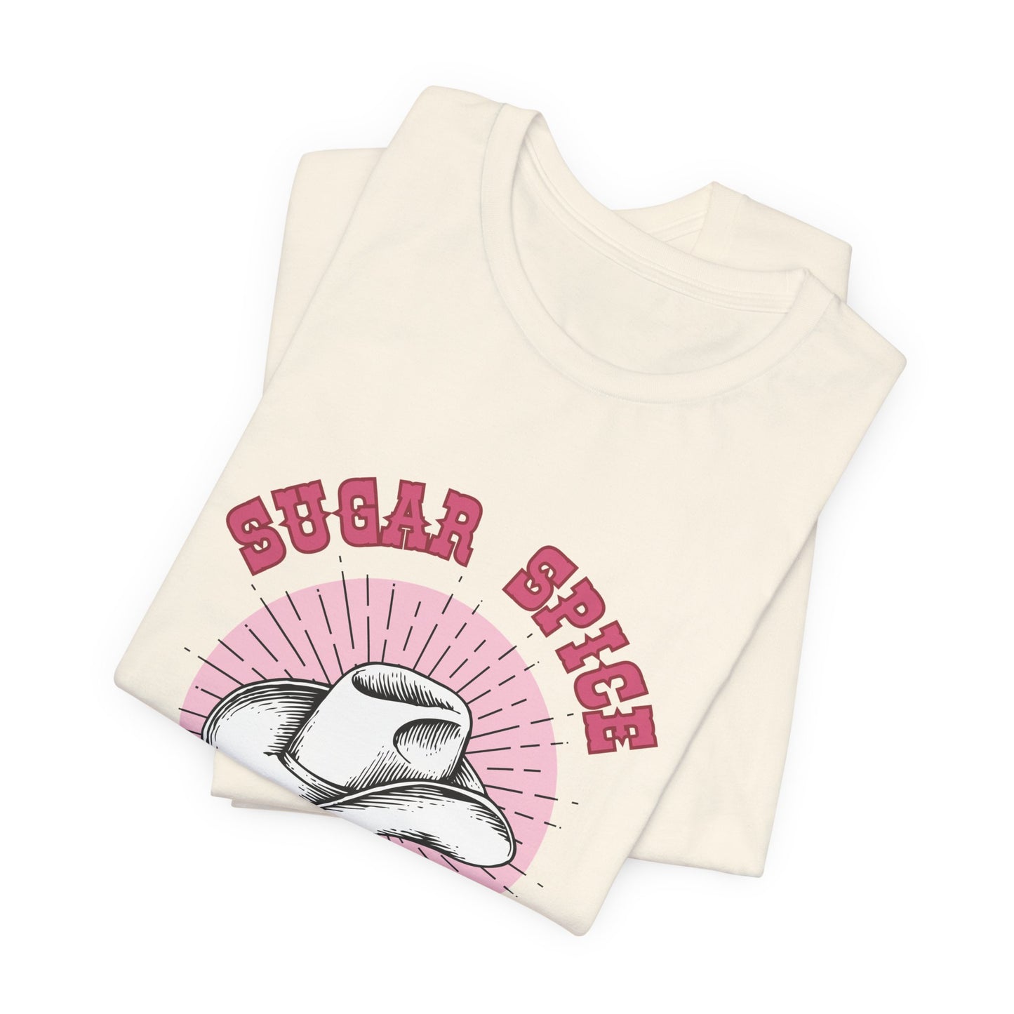 Sugar Spice Southern Nice Unisex Tee, Casual Graphic T-Shirt, Country Music Shirt, Gift for Southern Girls, Boho Fashion Top