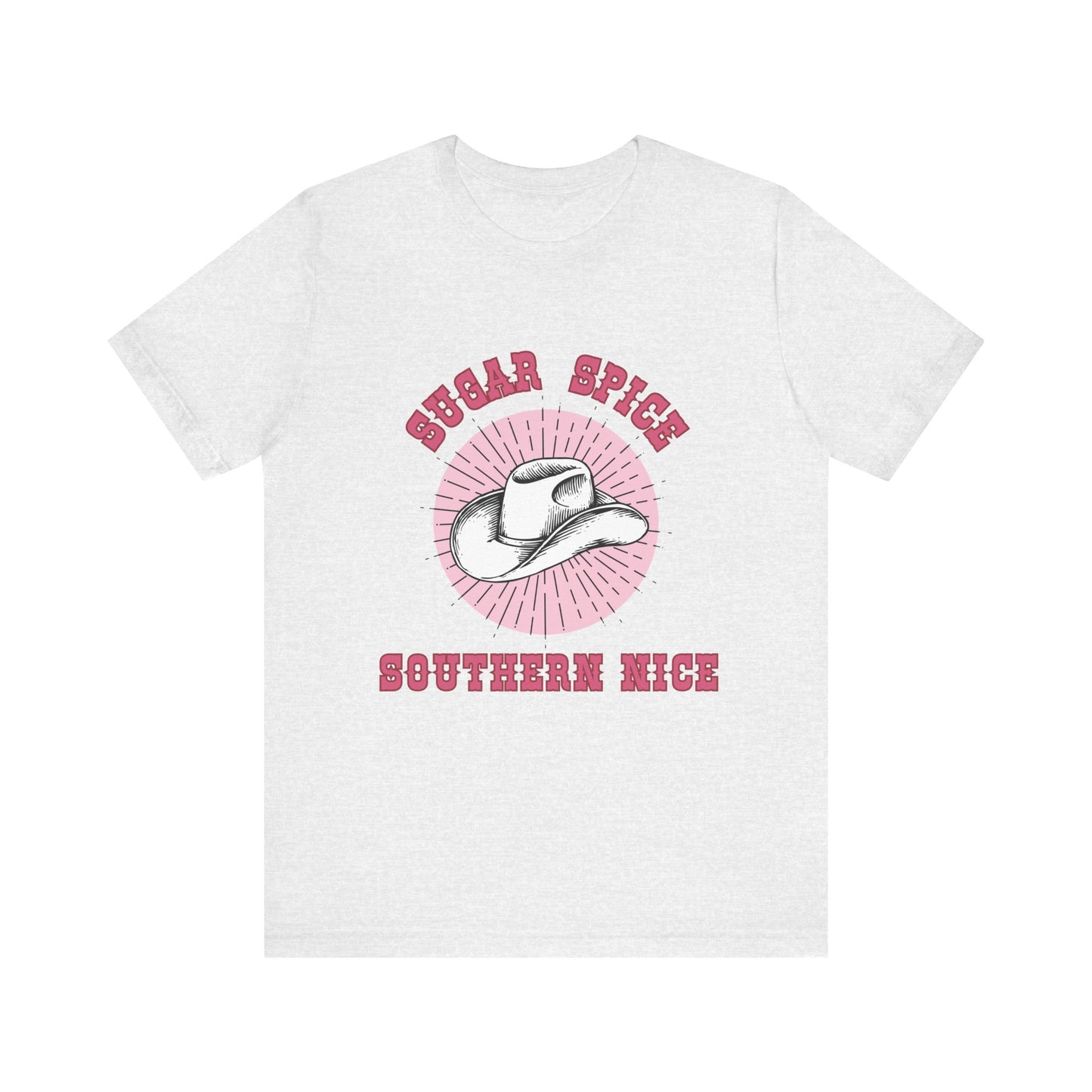 Sugar Spice Southern Nice Unisex Tee, Casual Graphic T-Shirt, Country Music Shirt, Gift for Southern Girls, Boho Fashion Top