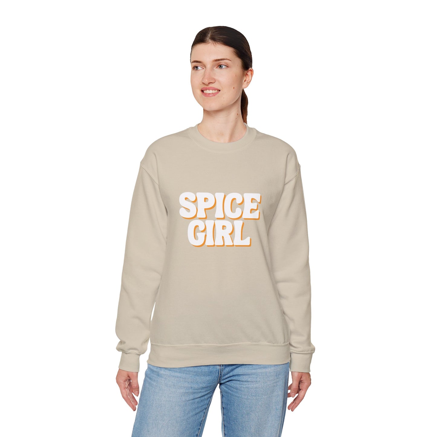 Spice Girl Vintage Style Crewneck Sweatshirt, Retro Fashion, Cute Gift, Fall Outfit, Halloween Apparel, Cozy Loungewear, Unisex Sweatshirt