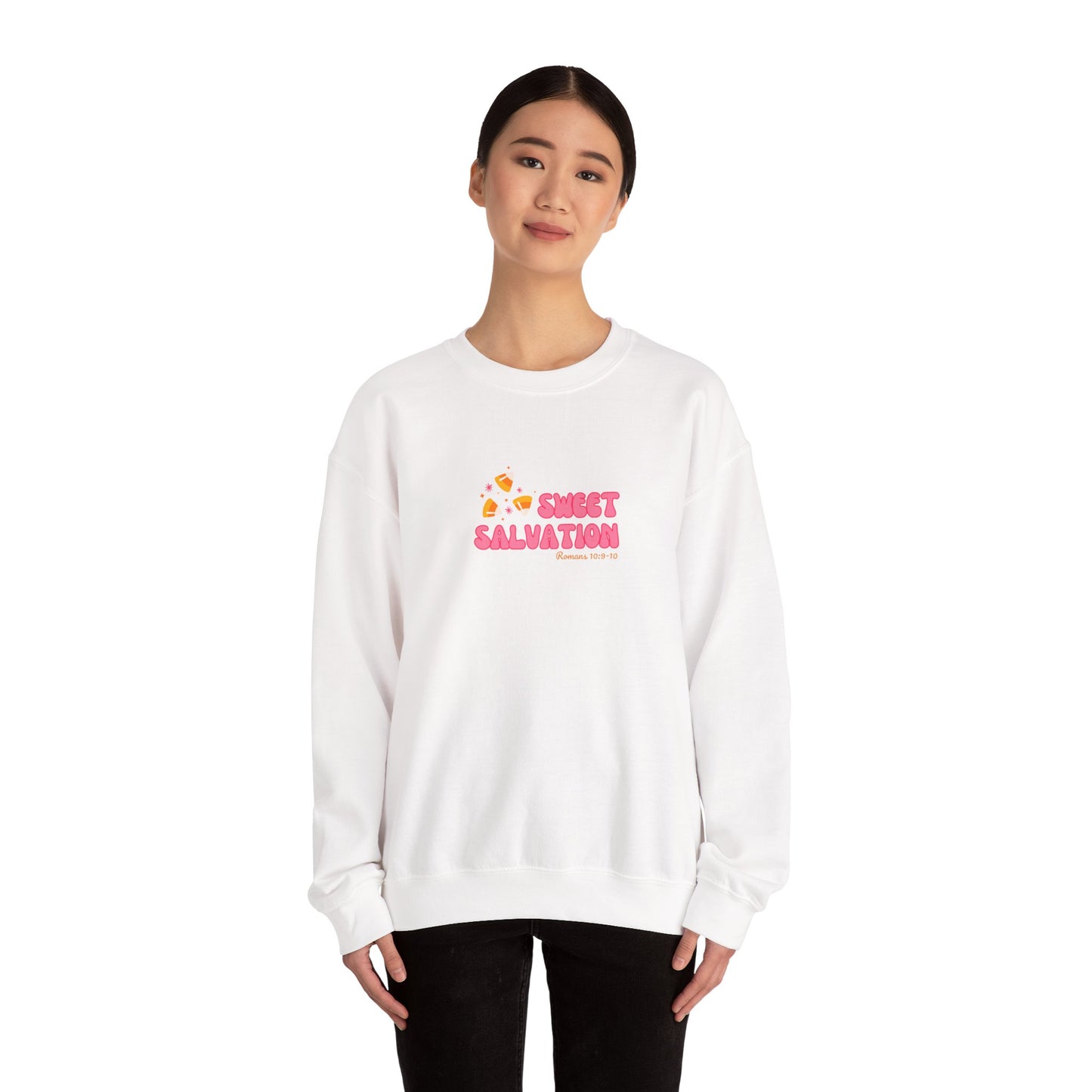 Sweet Salvation Crewneck Sweatshirt, Cozy Gift for Her, Casual Wear, Fall Style, Unisex Fashion, Comfortable Sweatshirt