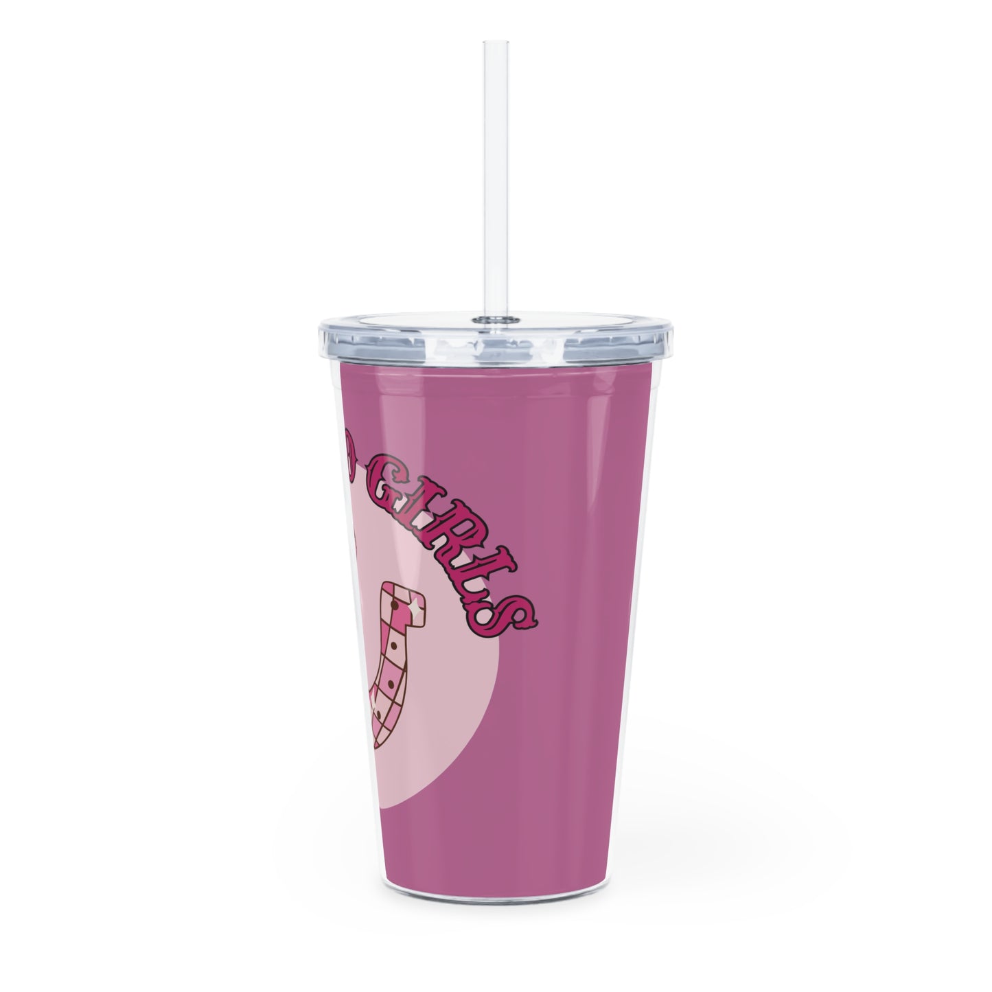 Country Girl Themed Tumbler, Let's Go Girls Plastic Cup, Eco-Friendly Drinkware, Perfect for Parties, Gifts, and Everyday Use