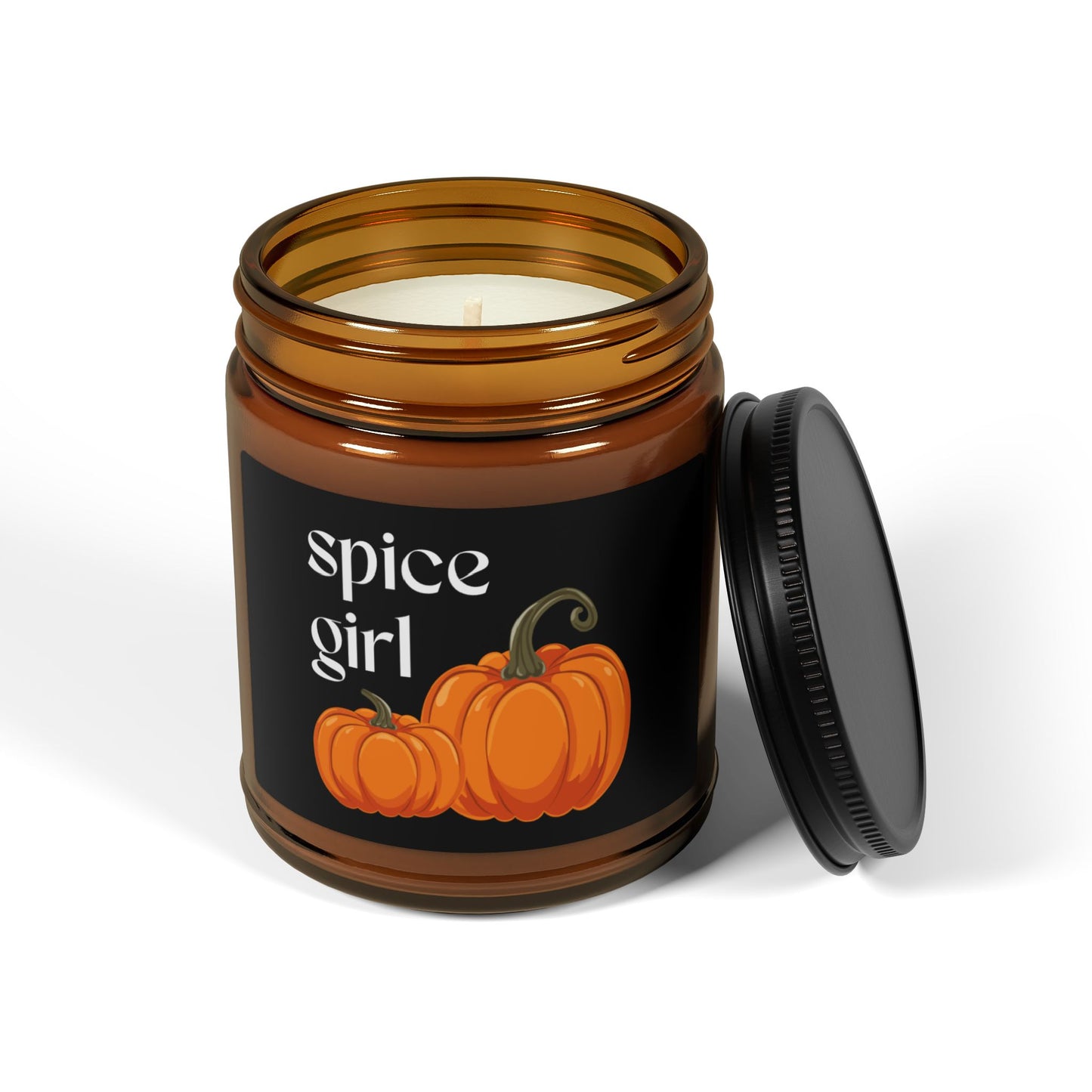 Autumn Scented Soy Candle, Spice Girl Pumpkin Candle, Fall Decor, Home Fragrance, Cozy Gift for Her, Halloween Decor