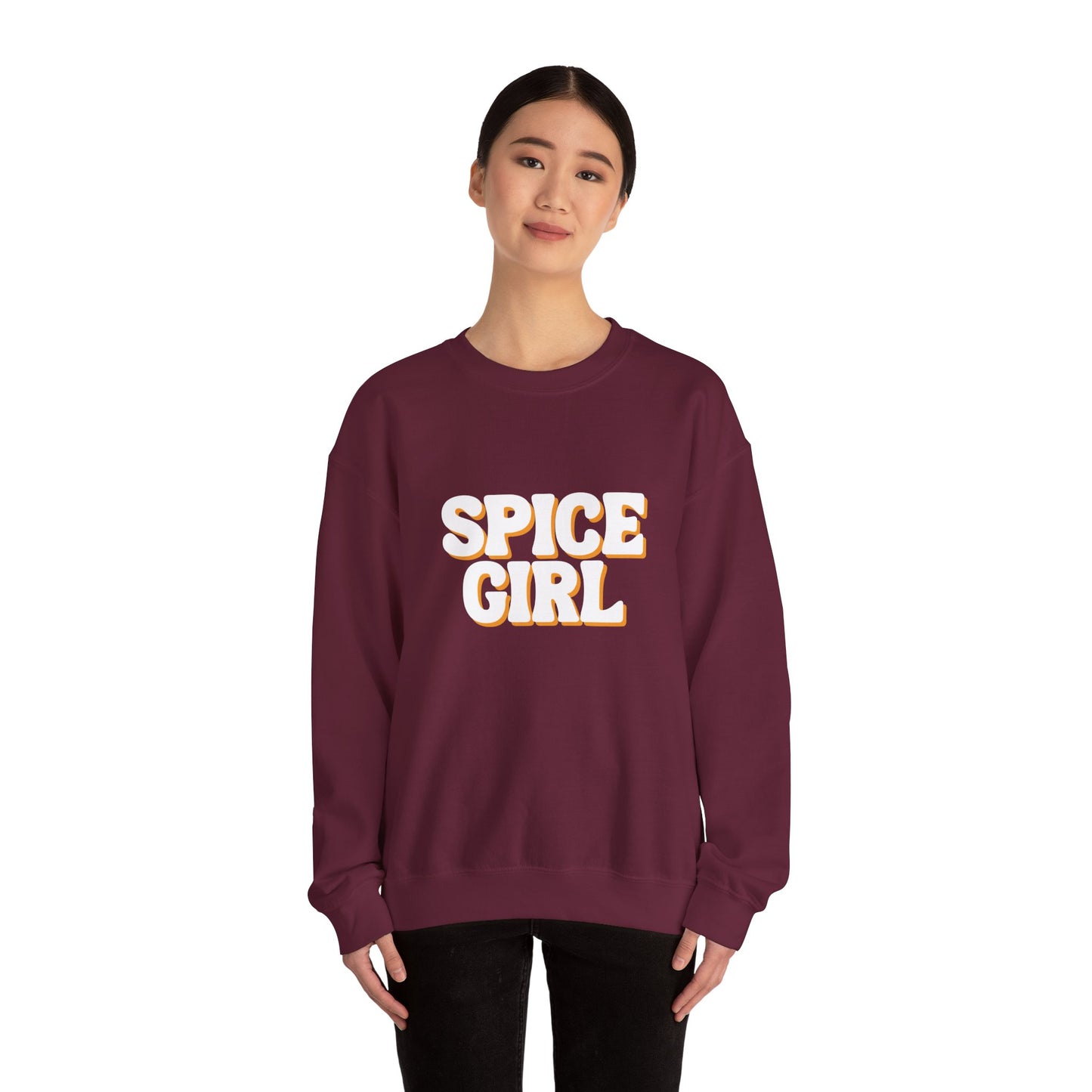 Spice Girl Vintage Style Crewneck Sweatshirt, Retro Fashion, Cute Gift, Fall Outfit, Halloween Apparel, Cozy Loungewear, Unisex Sweatshirt