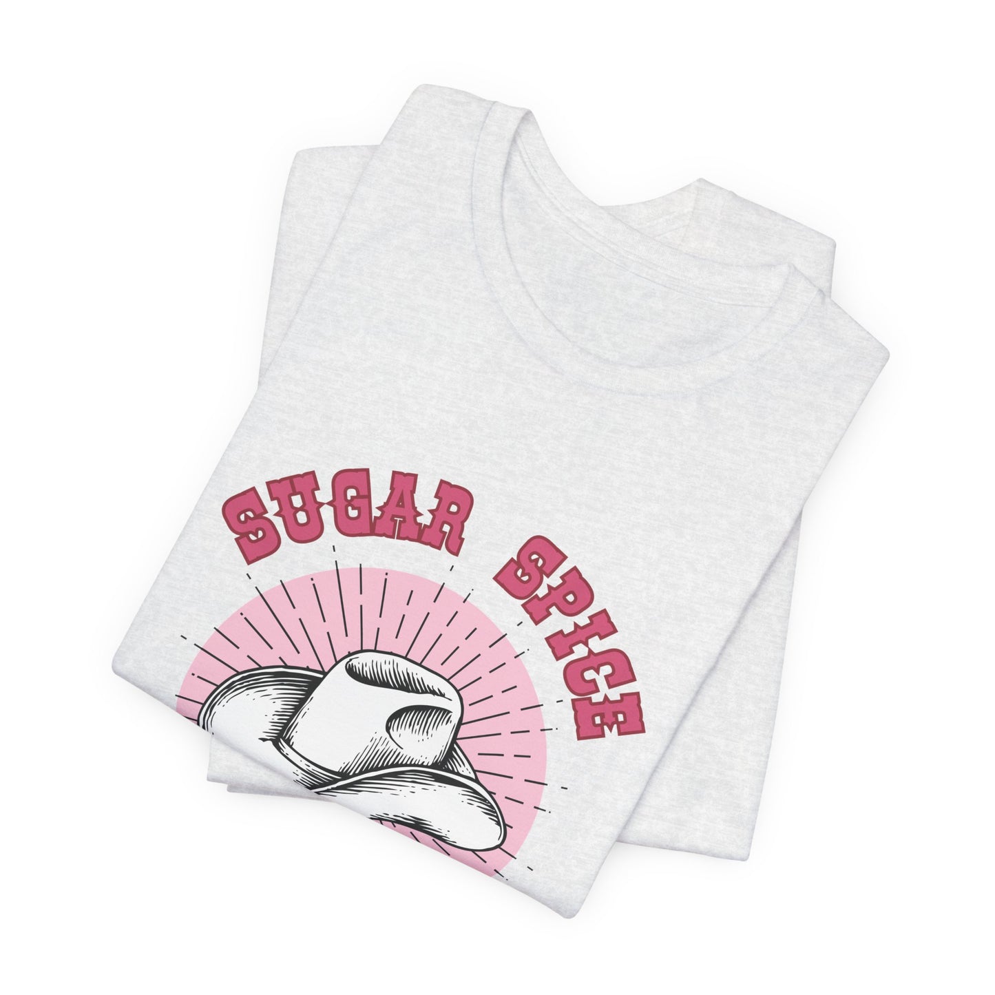 Sugar Spice Southern Nice Unisex Tee, Casual Graphic T-Shirt, Country Music Shirt, Gift for Southern Girls, Boho Fashion Top